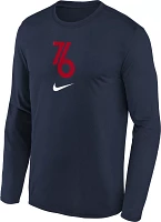 Nike Youth 2023-24 City Edition Philadelphia 76ers Program Long Sleeve T-Shirt