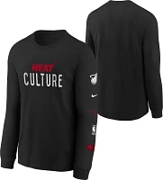 Nike Youth 2023-24 City Edition Miami Heat Max90 Long Sleeve T-Shirt