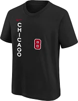 Nike Youth 2023-24 City Edition Chicago Bulls Zach LaVine #8 Black T-Shirt