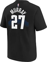 Nike Youth 2023-24 City Edition Denver Nuggets Jamal Murray #27 Black T-Shirt