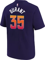 Nike Youth 2023-24 City Edition Phoenix Suns Kevin Durant #35 Black T-Shirt