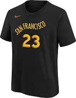 Nike Youth 2023-24 City Edition Golden State Warriors Draymond Green #23 Black T-Shirt