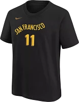 Nike Youth 2023-24 City Edition Golden State Warriors Klay Thompson #11 Black T-Shirt