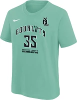 Nike Youth New York Liberty Jonquel Jones #35 Mint T-Shirt