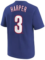 Nike Youth Philadelphia Phillies Bryce Harper #3 Blue T-Shirt