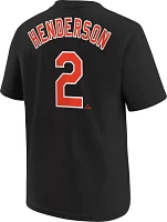 Nike Youth Baltimore Orioles Gunnar Henderson #2 Black T-Shirt