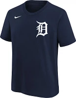 Nike Youth Detroit Tigers Javier Báez #28 Navy Home T-Shirt