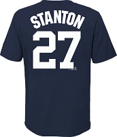 Nike Youth New York Yankees Giancarlo Stanton #27 Navy T-Shirt