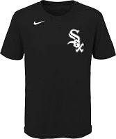 Nike Youth Chicago White Sox Yoan Moncada #10 Black T-Shirt