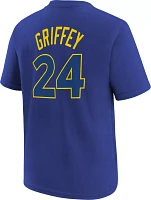 Nike Youth Seattle Mariners Cooperstown Ken Griffey Jr. #24 Blue T-Shirt