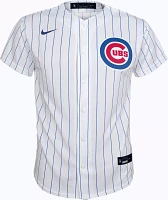 Nike Youth Chicago Cubs Seiya Suzuki #27 White Cool Base Home Jersey