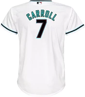 Nike Youth Arizona Diamondbacks Corbin Carroll #7 White Cool Base Jersey