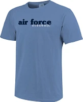 Image One Men's Air Force Falcons Washed Denim Campus Scene T-Shirt