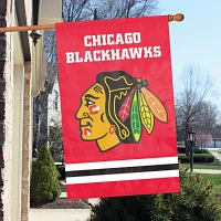 Party Animal Chicago Blackhawks Applique Banner Flag