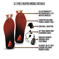 ActionHeat Adult Rechargeable Heated Insoles