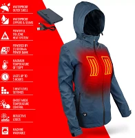 ActionHeat Women's 5V Heated Rain Jacket