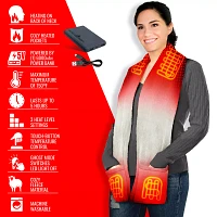 ActionHeat Adult 5V Battery Heated Fleece Scarf