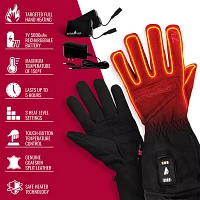 ActionHeat Men's 7V Rugged Leather Heated Work Gloves