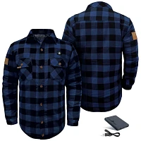 ActionHeat Men's 5V Battery Heated Flannel Work Shirt