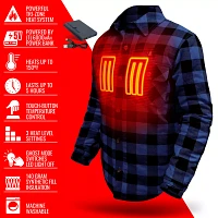 ActionHeat Men's 5V Battery Heated Flannel Work Shirt