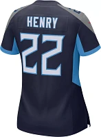 Nike Women's Tennessee Titans Derrick Henry #22 Navy Game Jersey