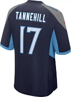 Nike Men's Tennessee Titans Ryan Tannehill #17 Navy Game Jersey