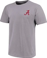 Image One Alabama Crimson Tide Grey Helmet Arch T-Shirt