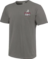 Image One Adult Alabama Crimson Tide Grey Picnic Friends T-Shirt