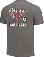 Image One Adult Alabama Crimson Tide Grey Mascot Sketch T-Shirt