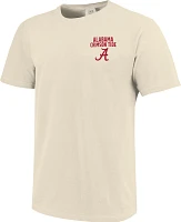 Image One Men's Alabama Crimson Tide Ivory Mascot Local T-Shirt