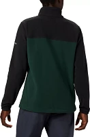 Columbia Men's Michigan State Spartans Flanker Full-Zip Fleece Black Jacket