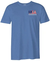 LAX SO HARD Adult American Lacrosse Short Sleeve T-Shirt