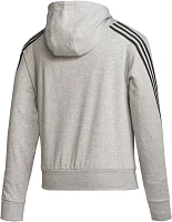 adidas Men's Indiana Hoosiers Heather Grey Fashion Full Zip Hoodie