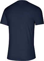 adidas Men's Rice Owls Blue Script T-Shirt