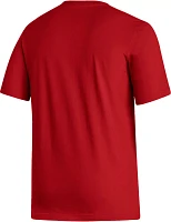 adidas Men's Denver Pioneers Crimson Amplifier T-Shirt