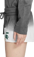 Concepts Sport Women's Michigan State Spartans Grey Terry Shorts