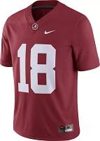 Nike Men's Alabama Crimson Tide #18 Dri-FIT Game Football Jersey