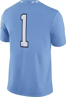 Jordan Men's North Carolina Tar Heels Blue #1 Dri-FIT Game Football Jersey