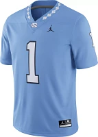 Jordan Men's North Carolina Tar Heels Blue #1 Dri-FIT Game Football Jersey