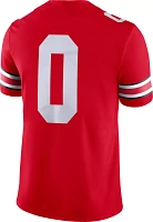 Nike Men's Ohio State Buckeyes #0 Scarlet Dri-FIT Game Football Jersey