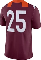 Nike Men's Virginia Tech Hokies #25 Maroon Dri-FIT Game Football Jersey