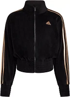 adidas Girls' Fashion Velour Jacket