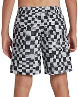 Quiksilver Boys' Everyday Checkers 15” Elastic Waist Volley Shorts