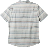 Quiksilver Men's Oxford Stripe Classic Short Sleeve Woven Shirt