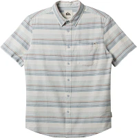 Quiksilver Men's Oxford Stripe Classic Short Sleeve Woven Shirt