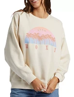 Roxy Women's Morning Hike Crew Neck Sweatshirt