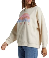 Roxy Women's Morning Hike Crew Neck Sweatshirt