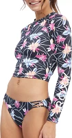 Roxy Women's Active Long Sleeve Crop Rashguard