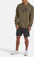 Reebok Men's Identity Fleece Stacked Logo Pullover Hoodie