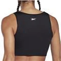 Reebok Women's Ruched Cropped Tank Top